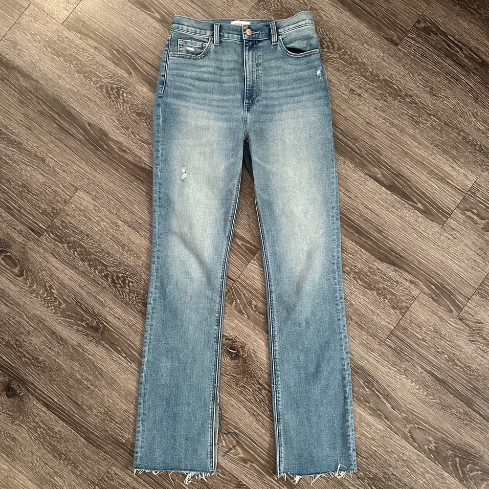 Pistola Colleen High Rise Slim Boot Split Hem Jeans New